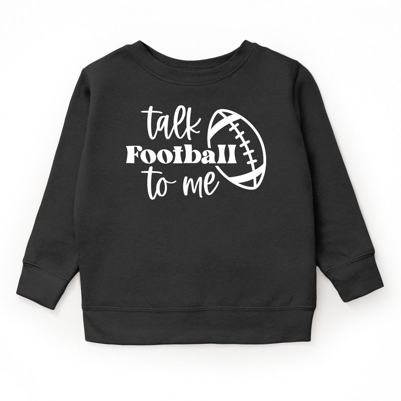 The Juniper Shop Talk Football To Me Ball Youth Ultra-Soft Graphic Sweatshirt
