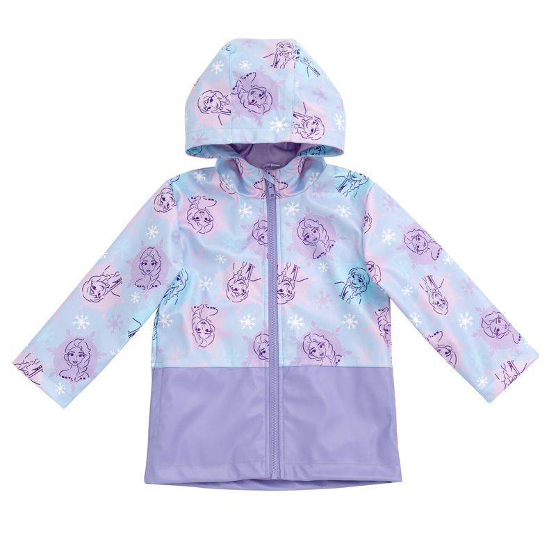 Disney Zip Up Waterproof Hooded Rain Jacket Coat