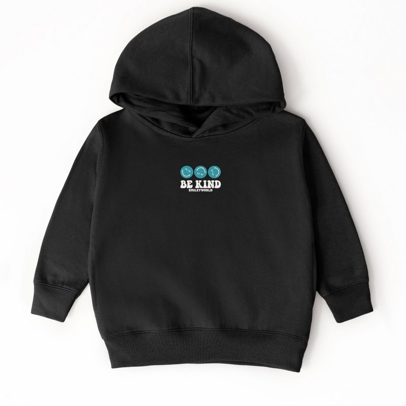 The Juniper Shop SmileyWorld Embroidered Be Kind Turning Smiles Toddler Hoodie
