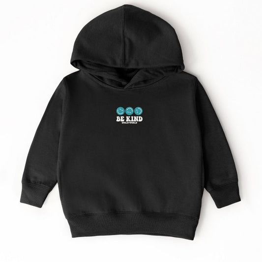 The Juniper Shop SmileyWorld Embroidered Be Kind Turning Smiles Toddler Hoodie