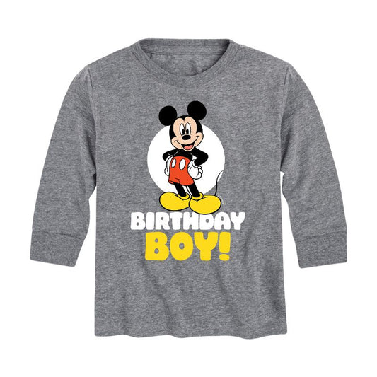 Boys' - Disney - Birthday Boy Spotlight Long Sleeve Graphic T-Shirt