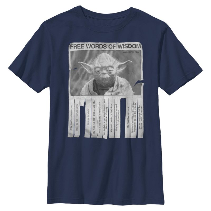 Boy's Star Wars Yoda Words of Wisdom T-Shirt
