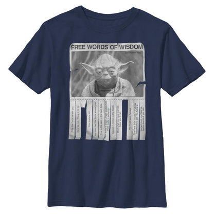 Boy's Star Wars Yoda Words of Wisdom T-Shirt