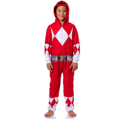 Power Rangers Boys All Character Union Suit Sleep Pajama
