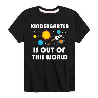 تي شيرت جرافيكي بأكمام قصيرة للأطفال - رسالة فورية - من خارج هذا العالم