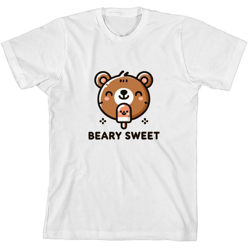 تي شيرت Beary Sweet Youth برقبة دائرية وأكمام قصيرة