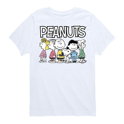 تي شيرت جرافيكي بأكمام قصيرة من Peanuts للأولاد - Peanuts Crew