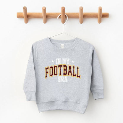 The Juniper Shop In My Football Era - Maroon Toddler Graphic Sweatshirt