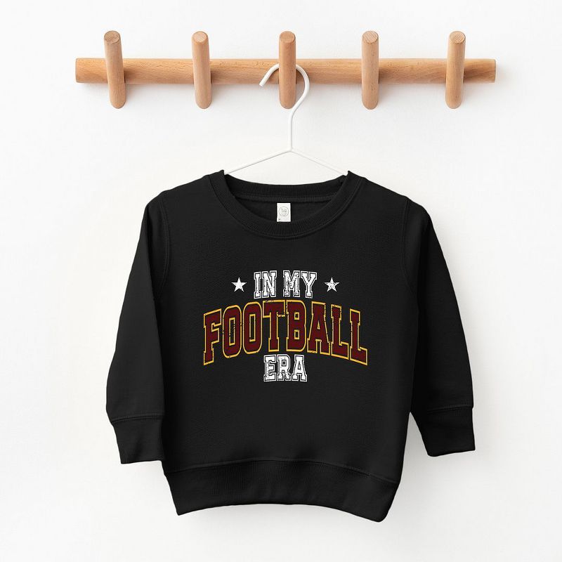 The Juniper Shop In My Football Era - Maroon Toddler Graphic Sweatshirt