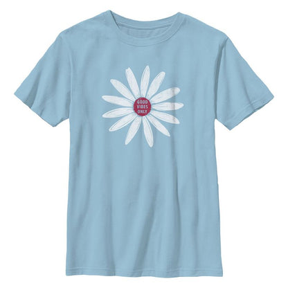 Boy's Lost Gods Daisy Flower Good Vibes Only T-Shirt