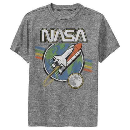 Boy's NASA Retro Rocket Launch Performance Tee
