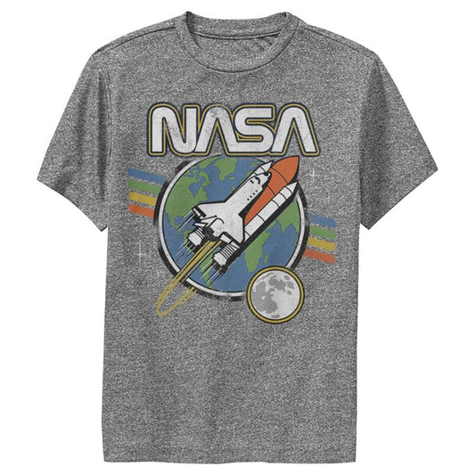 Boy's NASA Retro Rocket Launch Performance Tee