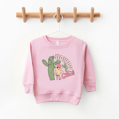 The Juniper Shop Howdy Chick Toddler Graphic Sweatshirt