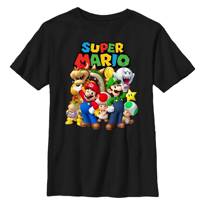 تي شيرت نينتندو سوبر ماريو للأولاد