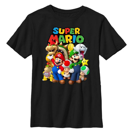 تي شيرت نينتندو سوبر ماريو للأولاد
