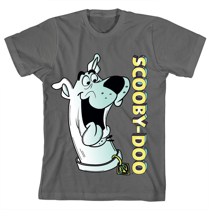 Scooby Doo Youth Charcoal Short Sleeve Tee