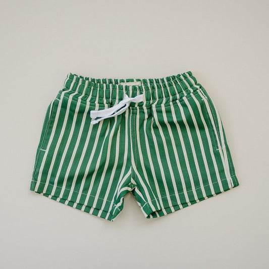 Kids Cabana Striped Shorts - Olive + Scout x Julie Sousa