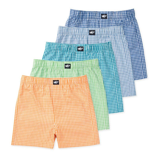 Lucky & Me Ryan Boys Woven Boxers Underwear (5-Pack)