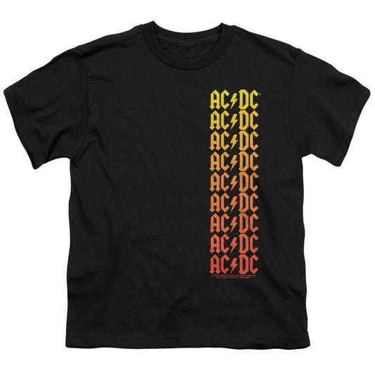 تي شيرت بشعار فرقة ACDC المتكرر للأولاد