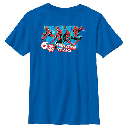 Boy's Spider-Man: Beyond Amazing 60 Amazing Years T-Shirt