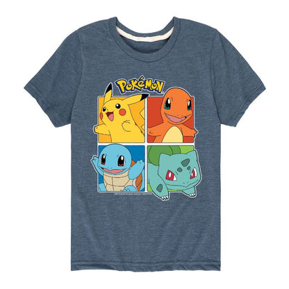 تي شيرت بوكيمون سكويرز بأكمام قصيرة للأولاد