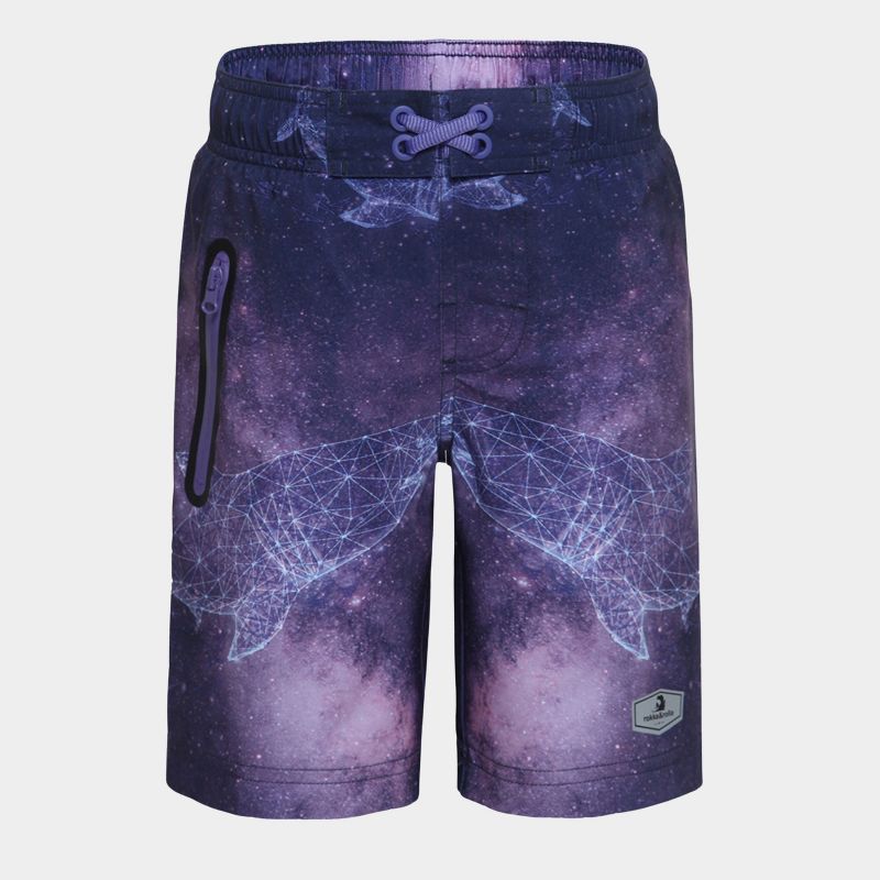 Rokka&Rolla Boys' 4-Way Stretch Board Swim Trunks