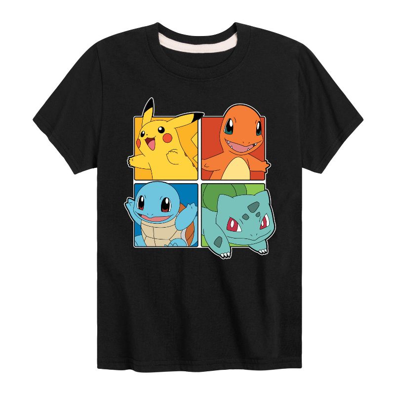 تي شيرت بوكيمون سكويرز بأكمام قصيرة للأولاد