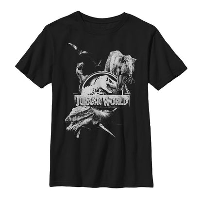 Boy's Jurassic World: Fallen Kingdom Logo Attack T-Shirt