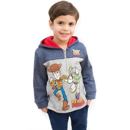 Disney Mickey Mouse Puppy Dog Pals Toy Story Cars Lion King Winnie the Pooh Monsters Inc. Fleece Half Zip Hoodie Toddler