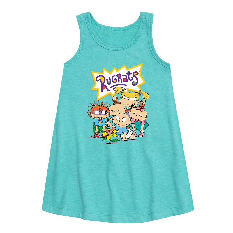 Girls' - Rugrats - Natural Wonder Graphic Sleeveless Aline Dress