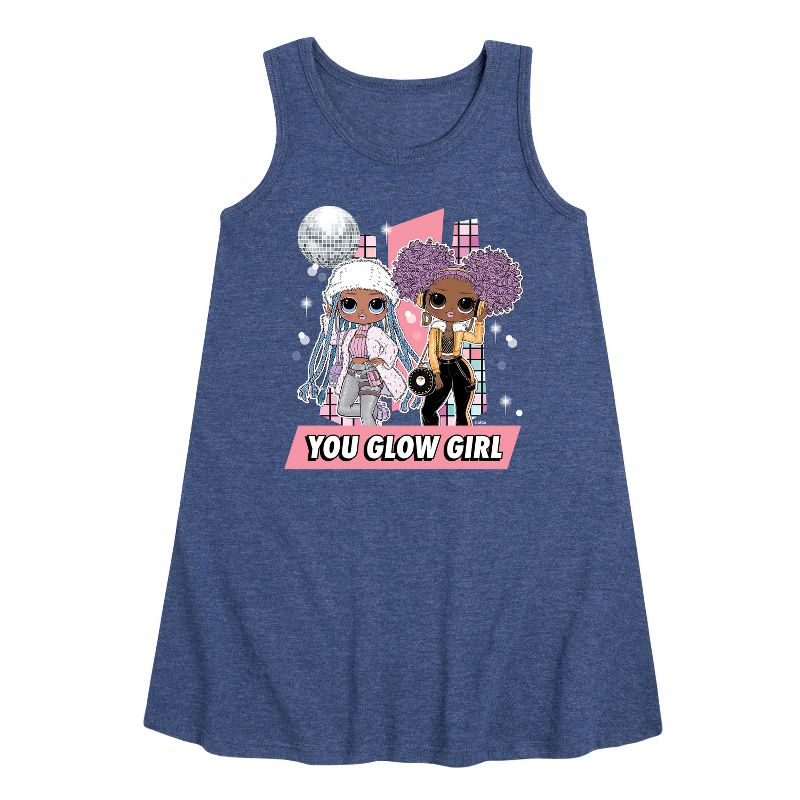 Girls' - LOL Surprise! - Winter Dolls Graphic Sleeveless Aline Dress
