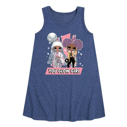 Girls' - LOL Surprise! - Winter Dolls Graphic Sleeveless Aline Dress