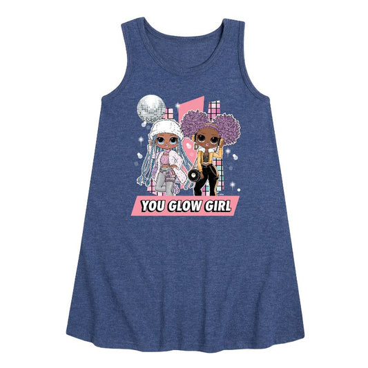 Girls' - LOL Surprise! - Winter Dolls Graphic Sleeveless Aline Dress
