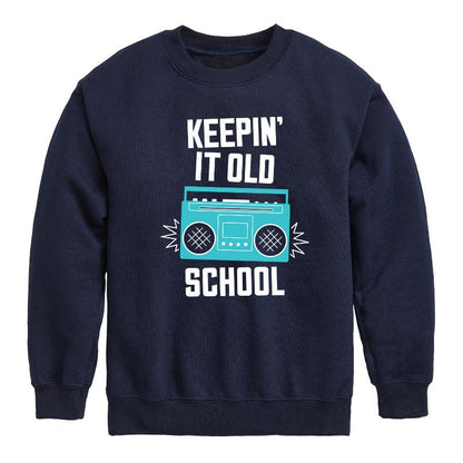 Boys' - Instant Message - Kids Crew Fleece Graphic Long Sleeve Fleece Sweatshirt