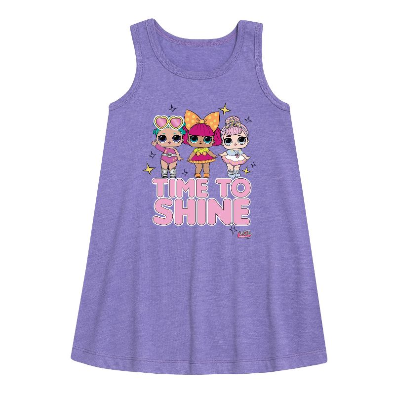 Girls' - LOL Surprise! - Time to Shine Graphic Sleeveless Aline Dress