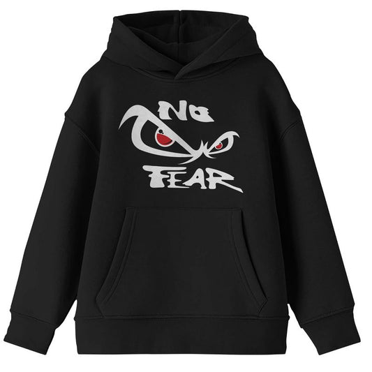 No Fear Classic Logo Long Sleeve Youth Black Hooded Sweatshirt