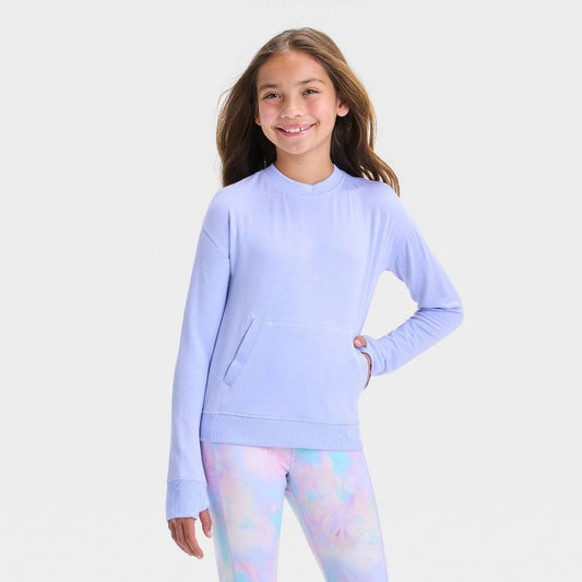 سويت شيرت خفيف الوزن مريح للفتيات - All In Motion™