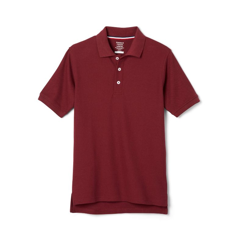 French Toast School Uniform Co-Ed Short Sleeve Pique Polo