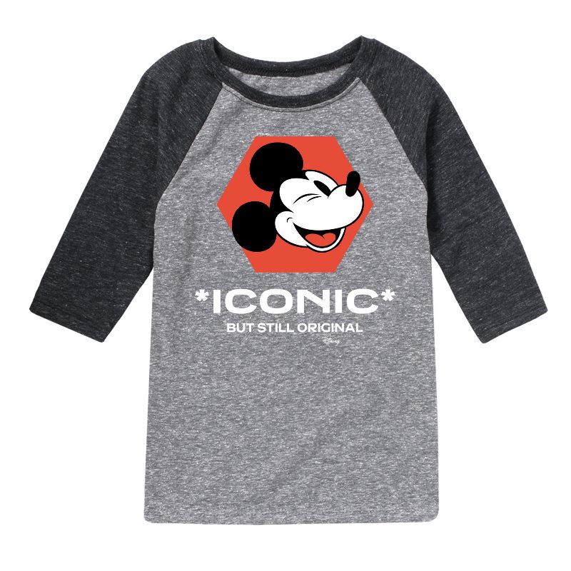 Boys' - Disney - Mickey Mouse Raglan Graphic T-Shirt