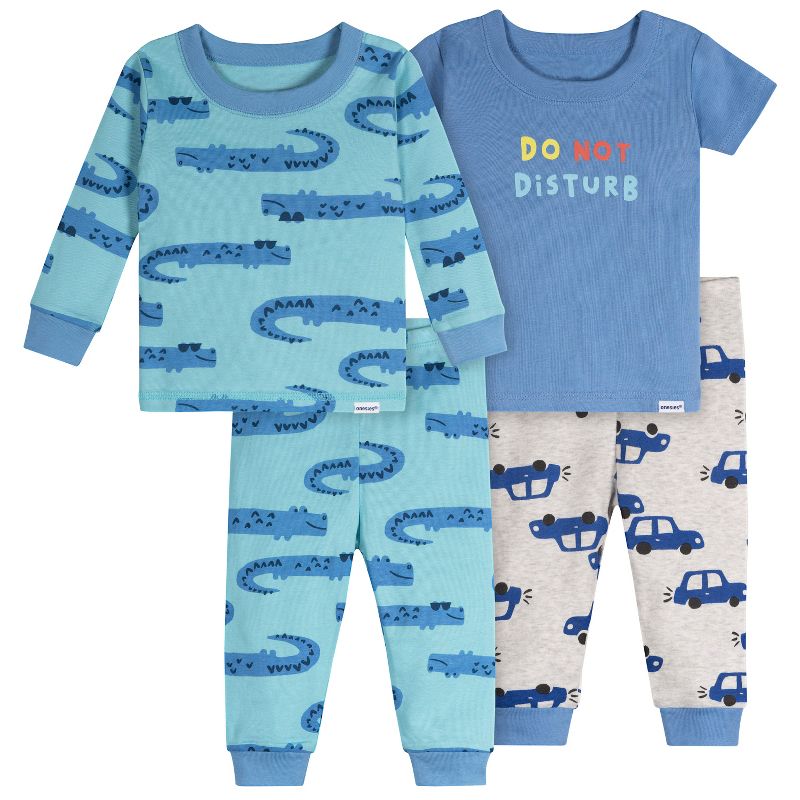 طقم بيجامات من 4 قطع للأولاد والبنات من ماركة Onesies