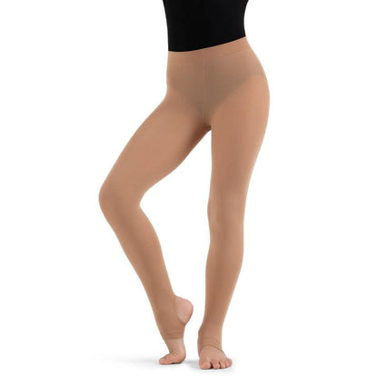 Capezio Ultra Soft Self Knit Waistband Stirrup Tight - Girls & Toddler
