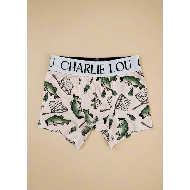 Stretchy Boxer Briefs | Gone Fishin' | Charlie Lou Baby