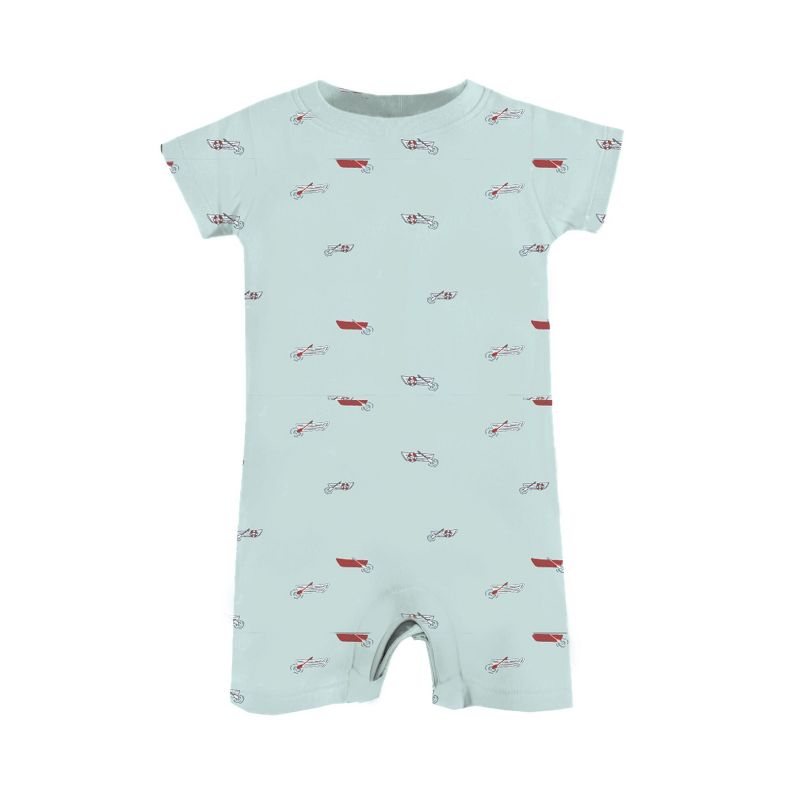 günamüna® Cotton Shortie Romper with DIAPER-ZiP