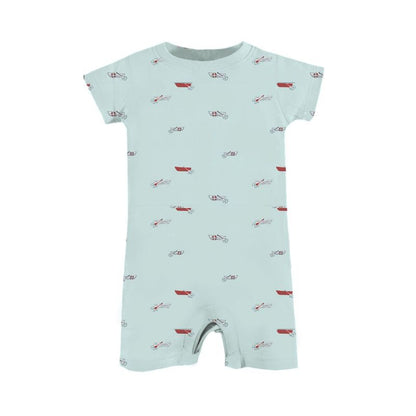 günamüna® Cotton Shortie Romper with DIAPER-ZiP