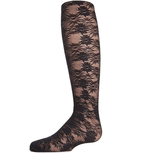 Memoi Girls' Flower Bunches Sheer Tights