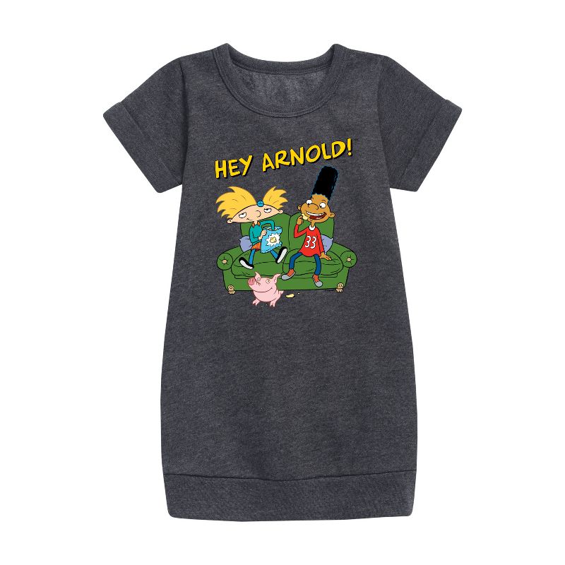 فستان بناتي - يا أرنولد! - فستان أرنولد، جيرالد، وأبنر، من الصوف بأكمام قصيرة