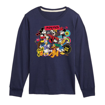 Boys' - Disney - Sticker Group Long Sleeve Graphic T-Shirt