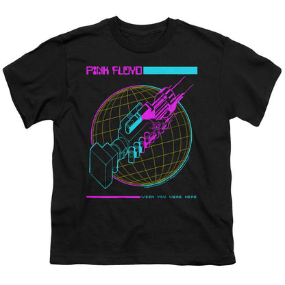 تي شيرت شبكي مطبوع عليه عبارة "أتمنى لو كنت هنا" للأولاد من Pink Floyd