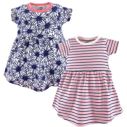 فساتين قصيرة الأكمام من مجموعة "أصدقاء محبوبون متأثرون بالطبيعة" (قطعتان) (الجزء الثاني)