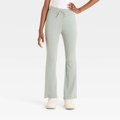 Girls' Modal French Terry Flare Pants - All In Motion™
